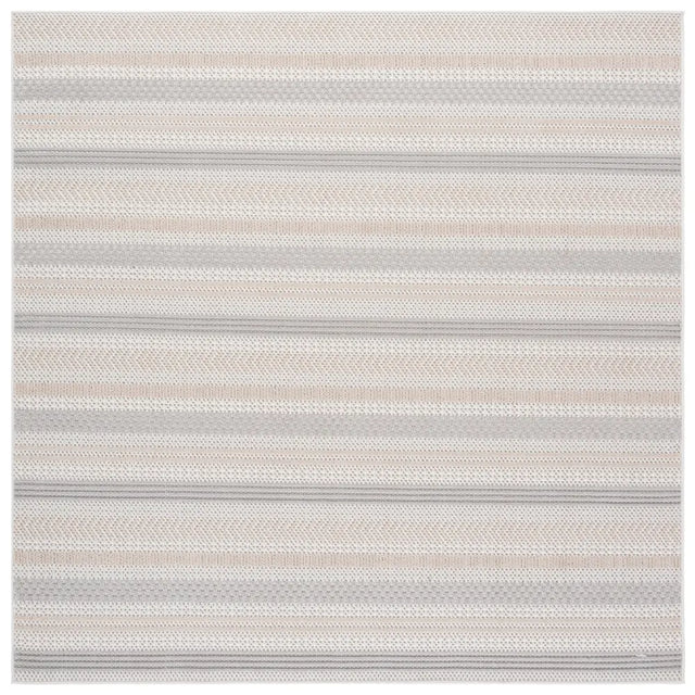 Safavieh Veranda 6'-7" x 6'-7" Rug in Ivory / Beige Grey