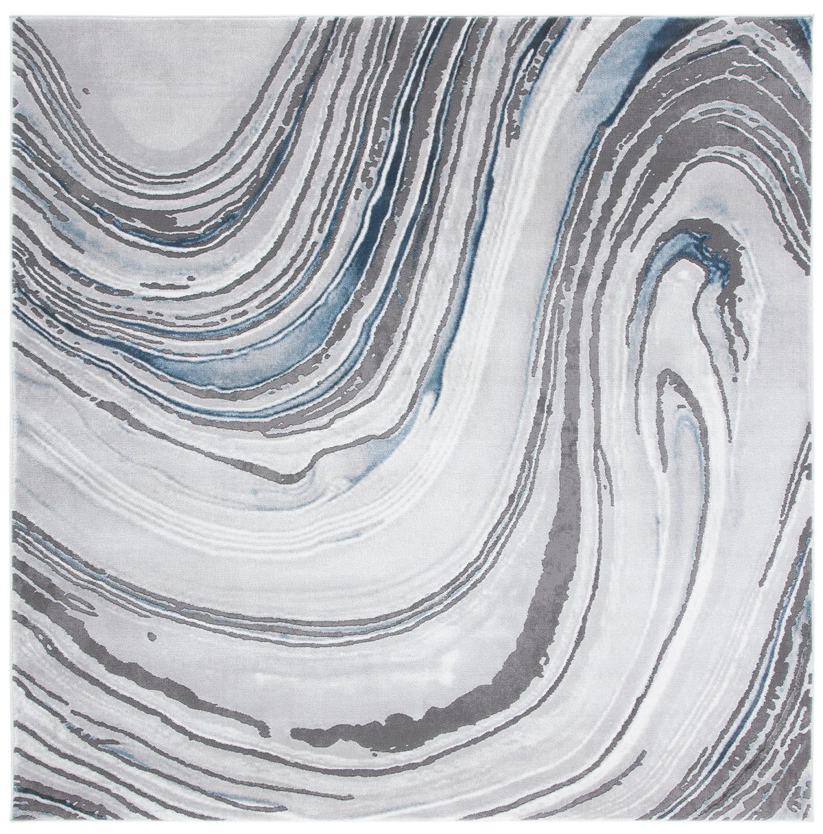 Safavieh Craft 6'-7" x 6'-7" Rug in Blue / Grey