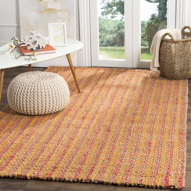 Safavieh Natural Fiber 4'-0" x 6'-0" Rug in Pink / Multi