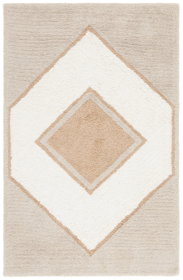 Safavieh Vermont 4'-0" x 6'-0" Rug in Ivory / Brown