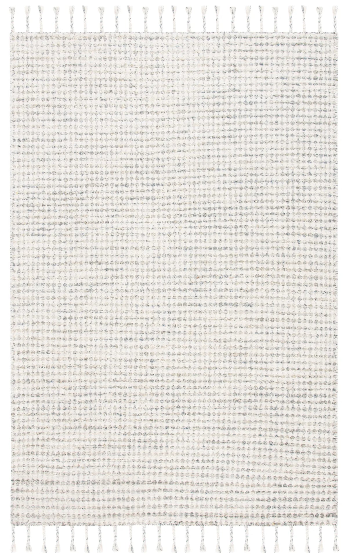 Safavieh Casablanca 4'-0" x 6'-0" Rug in Light Blue / Ivory