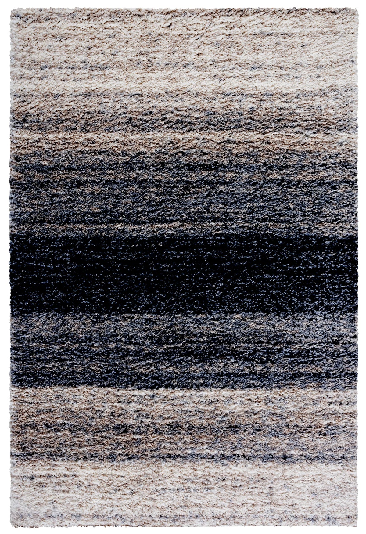 Safavieh Berber Shag 4'-5" x 6'-5" Rug in Grey / Charcoal