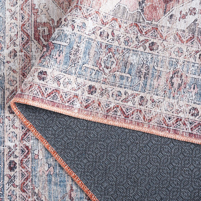 Safavieh Vintage Heriz 800 5'-3" x 7'-6" Rug in Blue / Red
