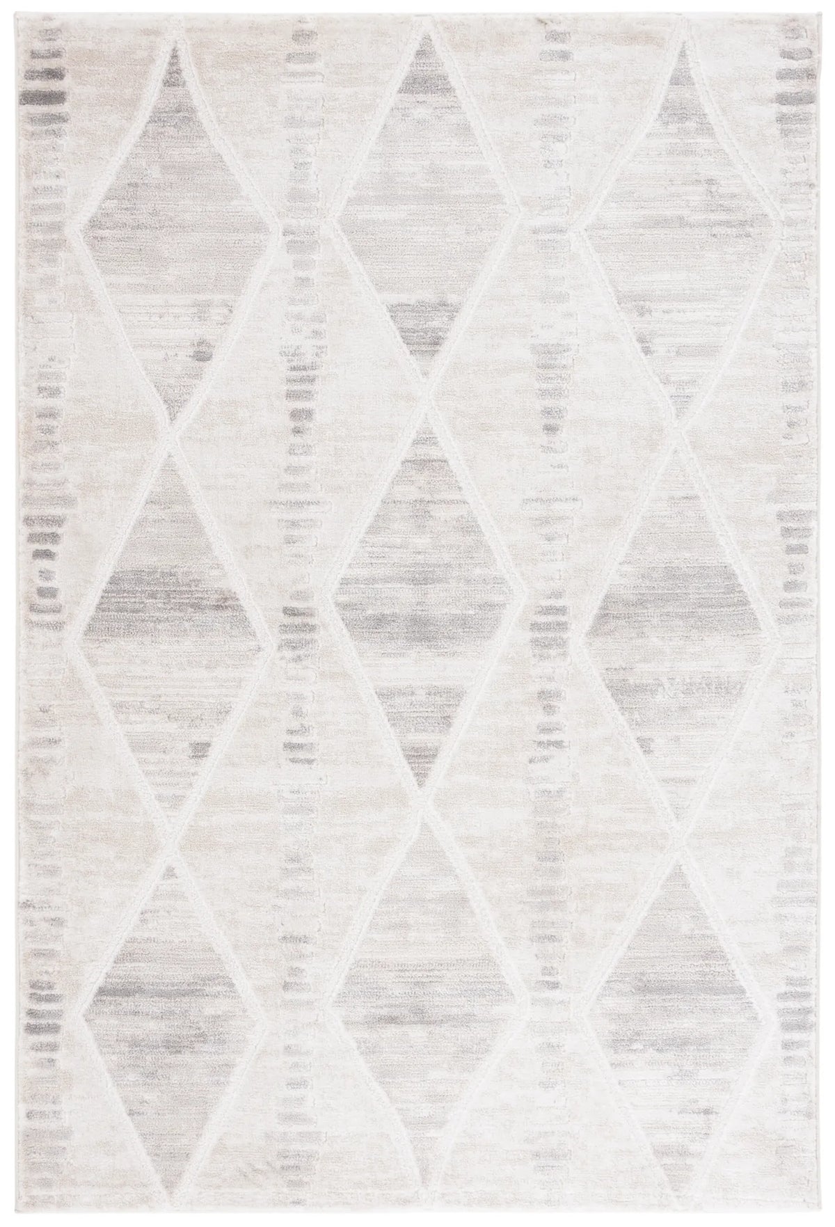 Safavieh Kingston 4'-0" x 6'-0" Rug in Beige / Grey