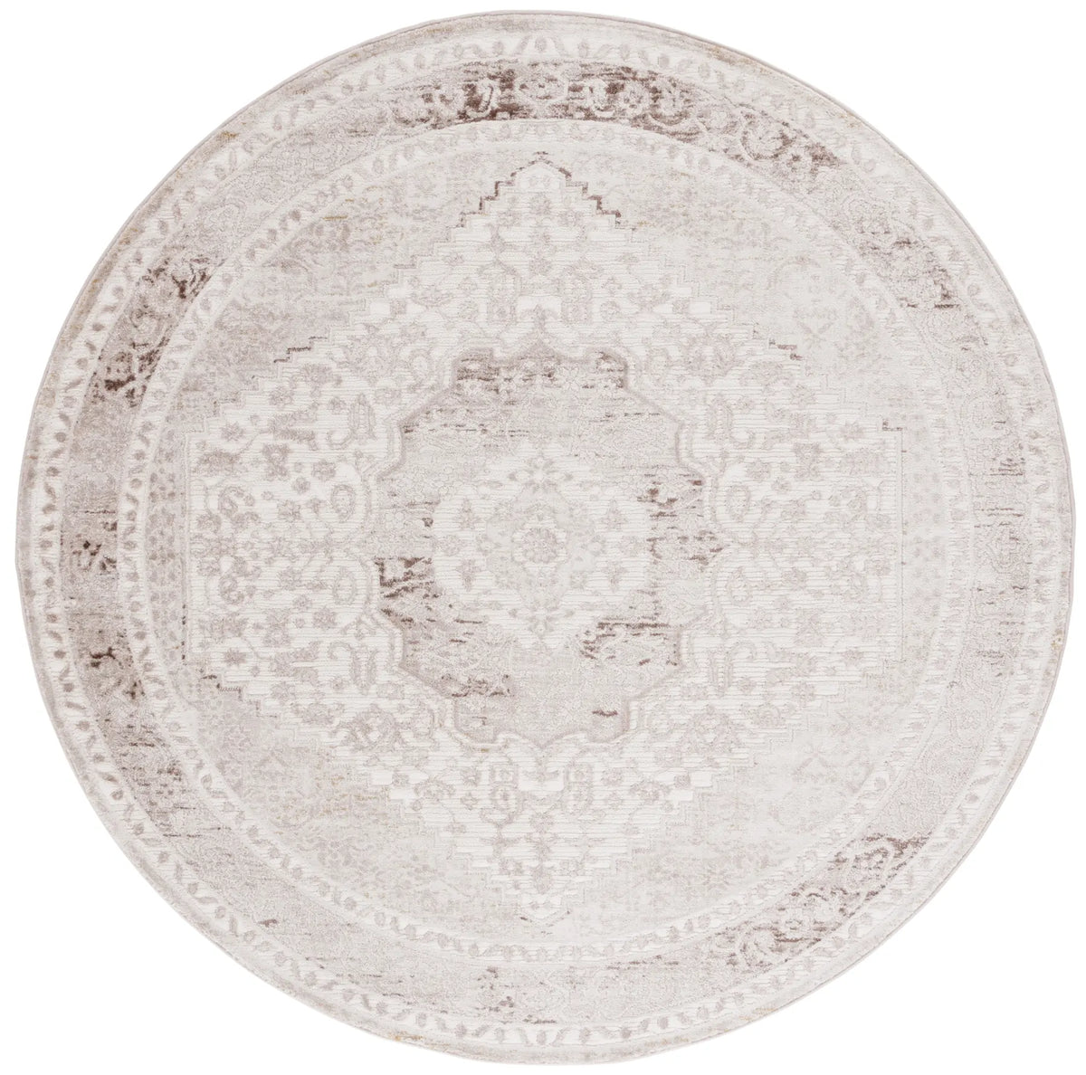 Safavieh Prestige 6'-7" x 6'-7" Rug in Ivory / Beige