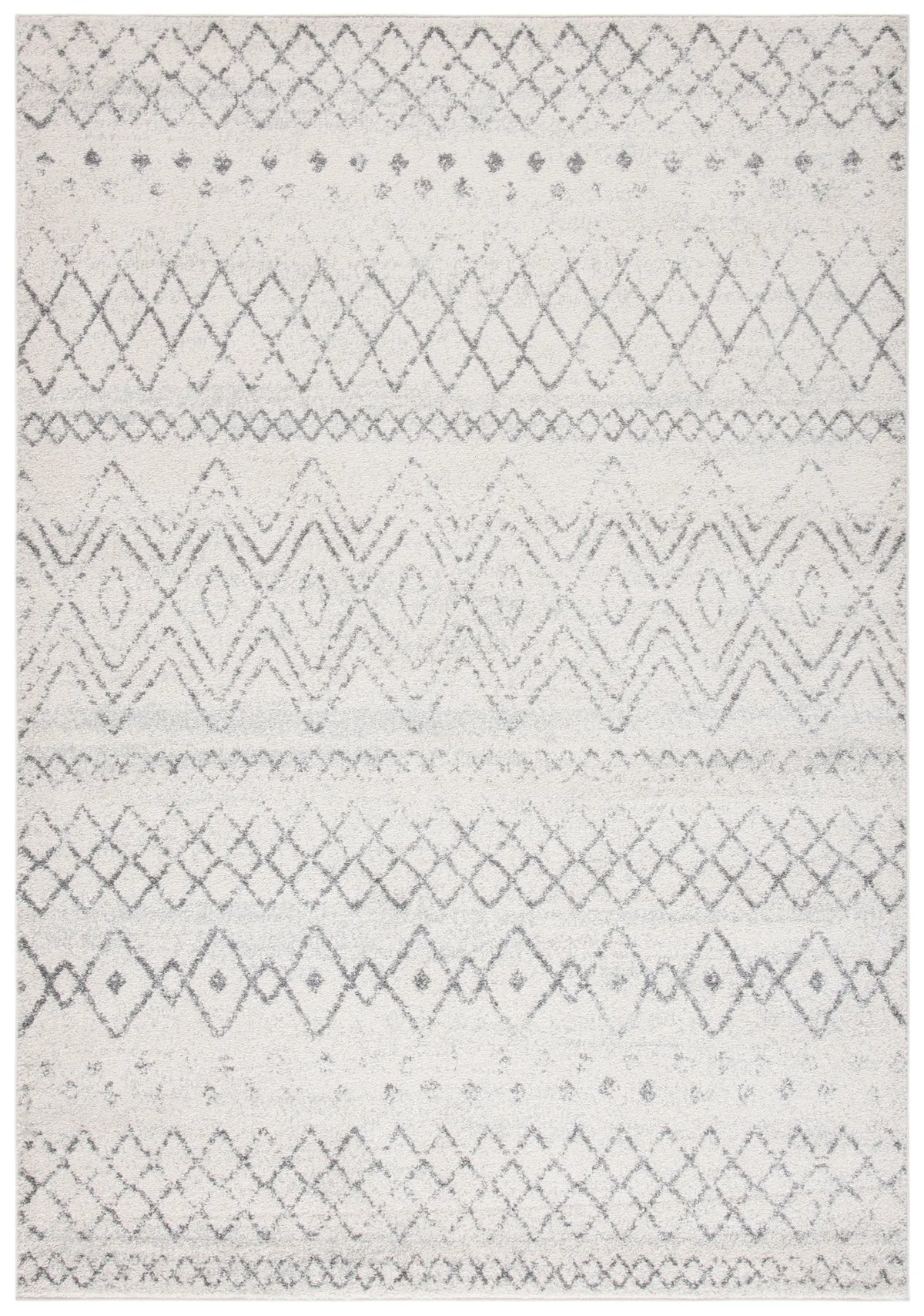 Safavieh Madison 700 4'-0" x 6'-0" Rug in Ivory / Charcoal