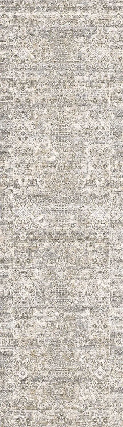 Dynamic Rugs Dharma 12043 Power Loomed Transitional Beige/Multi Rug - Runner