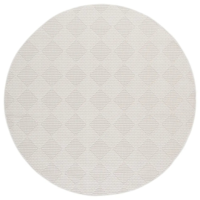 Safavieh Veranda 6'-7" x 6'-7" Rug in Ivory / White