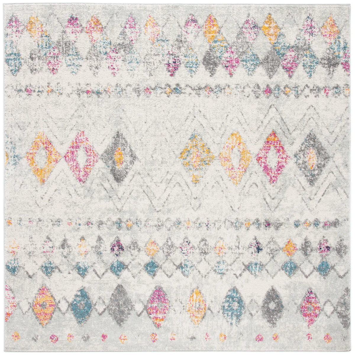 Safavieh Madison 700 6'-7" x 6'-7" Rug in Grey / Gold