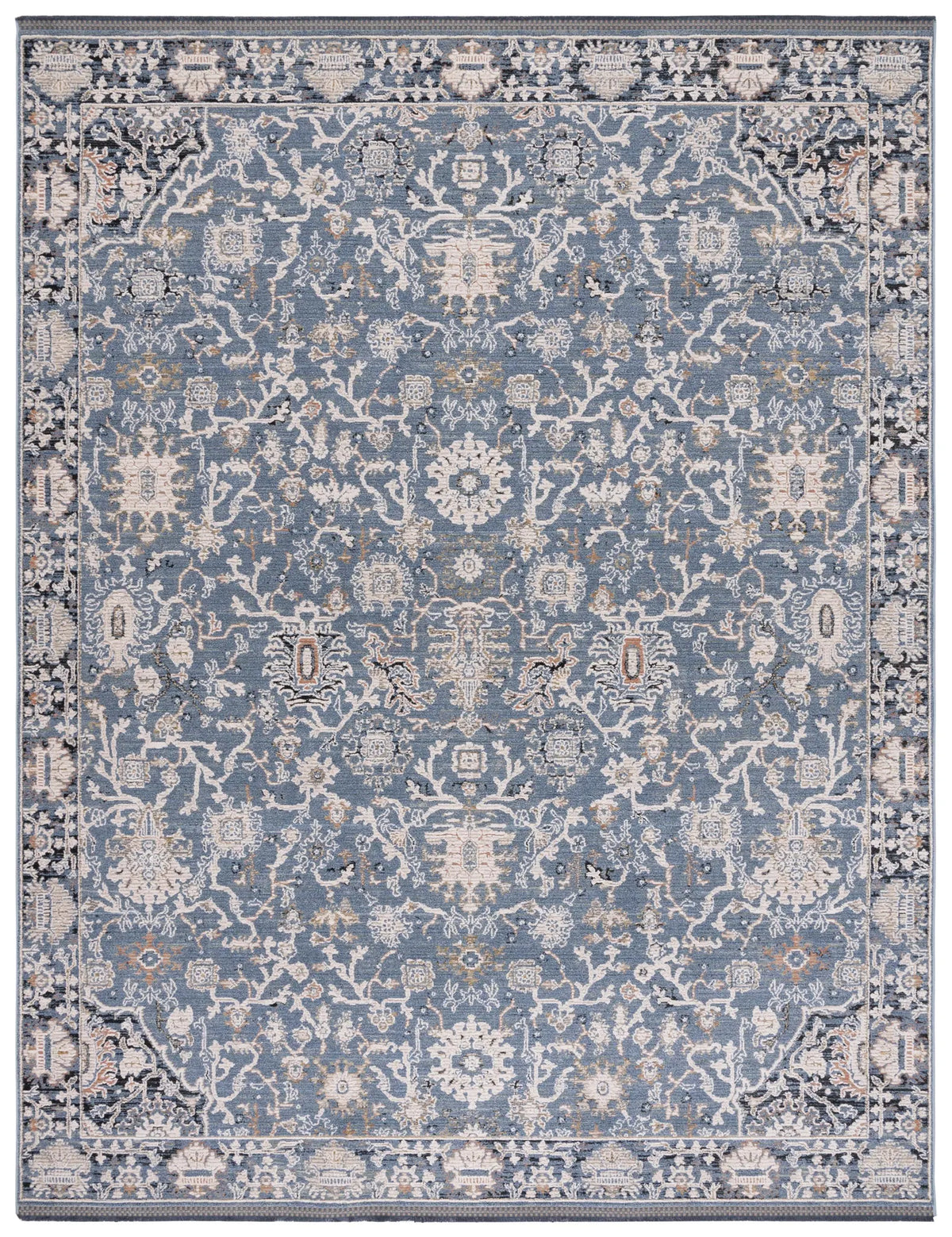Safavieh Vivaldi 9'-0" x 12'-0" Rug in Navy / Ivory