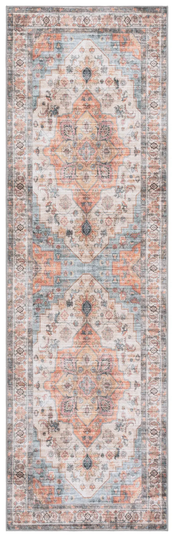 Safavieh Arizona 2'-6" x 8'-0" Rug in Light Brown / Rust