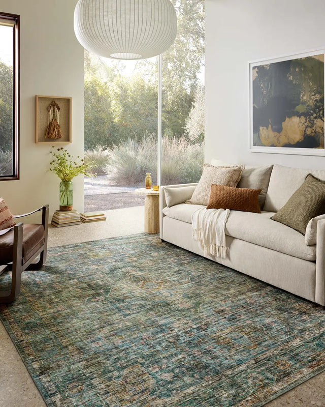 Loloi Anniston ANS-05 Lagoon / Multi Rug - room scene 3