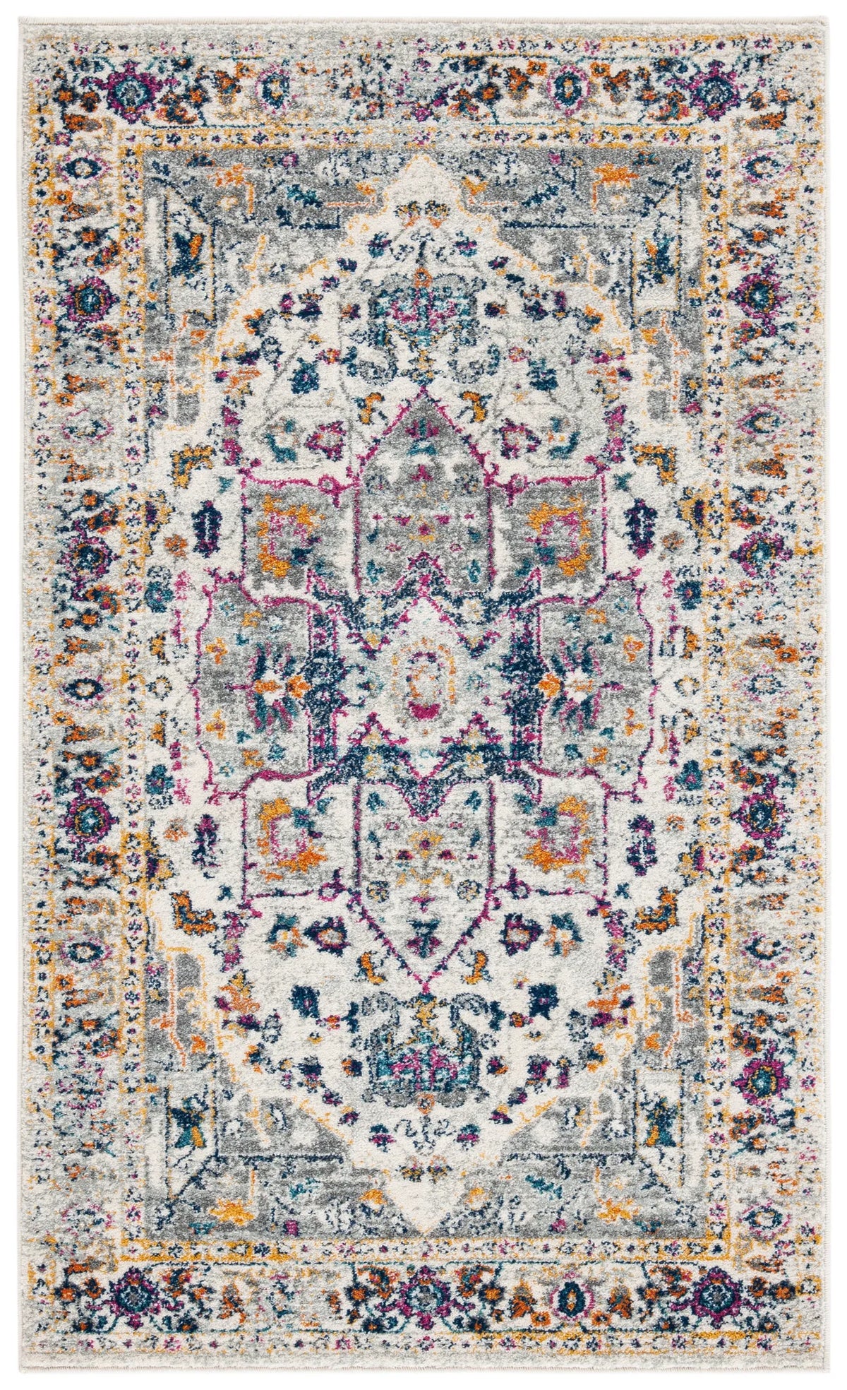 Safavieh Evoke 3'-0" x 5'-0" Rug in Ivory / Grey