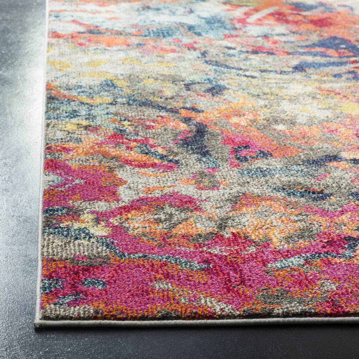 Safavieh Monaco 5'-1" x 7'-7" Rug in Blue / Orange