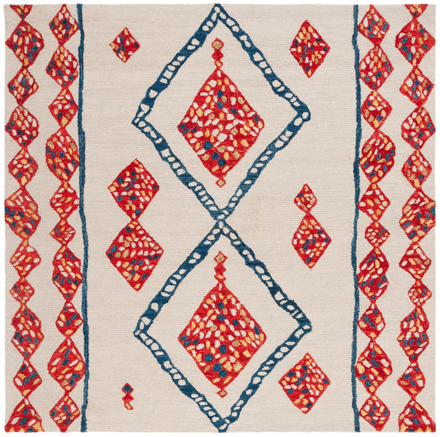 Safavieh Aspen 7'-0" x 7'-0" Rug in Ivory / Multi