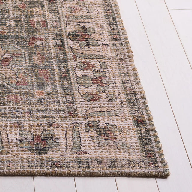 Safavieh Saffron 2'-3" x 8'-0" Rug in Natural / Green