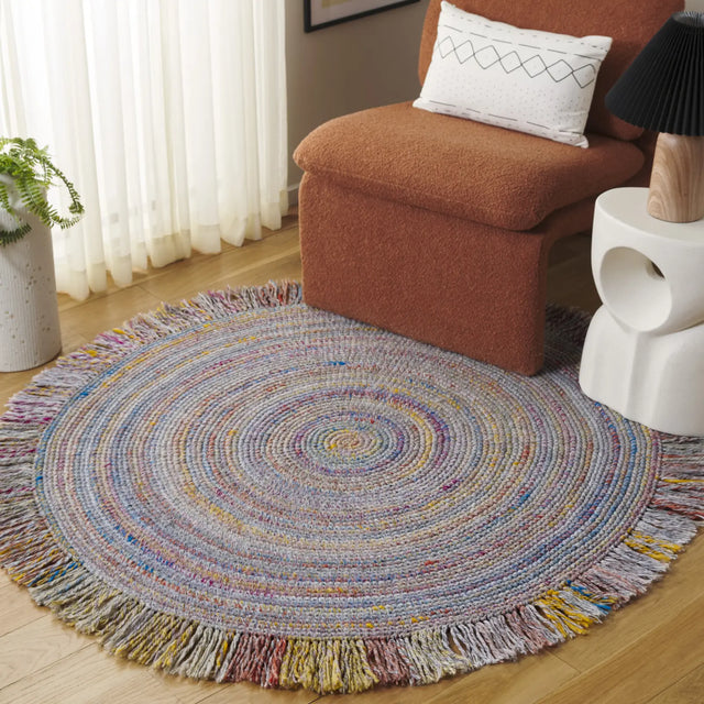 Safavieh Renewal 5'-0" x 5'-0" Rug in Red / Blue
