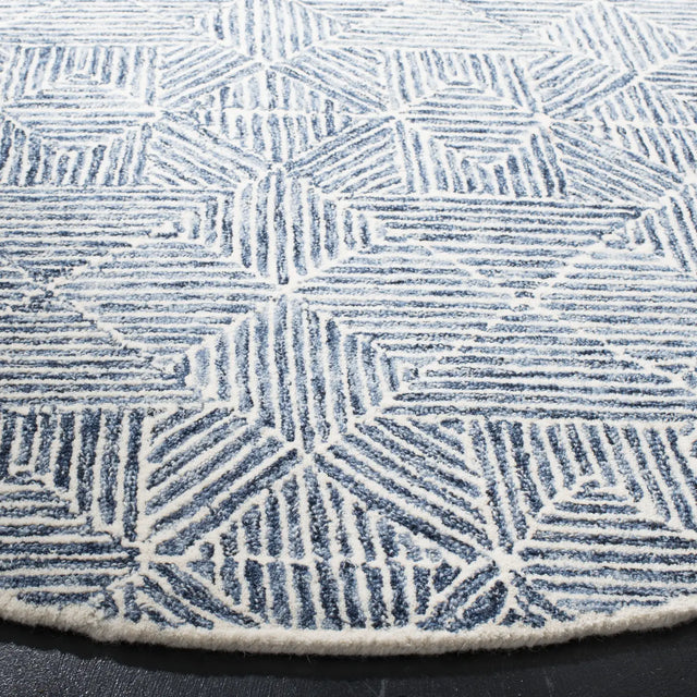 Safavieh Abstract 6'-0" x 6'-0" Rug in Blue / Ivory