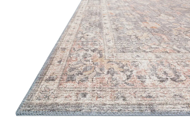Loloi Skye Sky-01 Grey/Apricot Rugs - rug corner