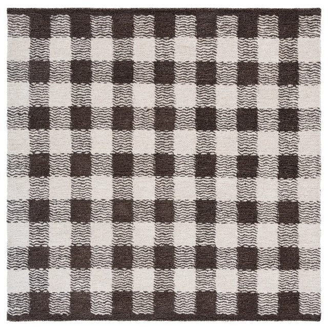 Safavieh Genre 6'-0" x 6'-0" Rug in Brown / Ivory