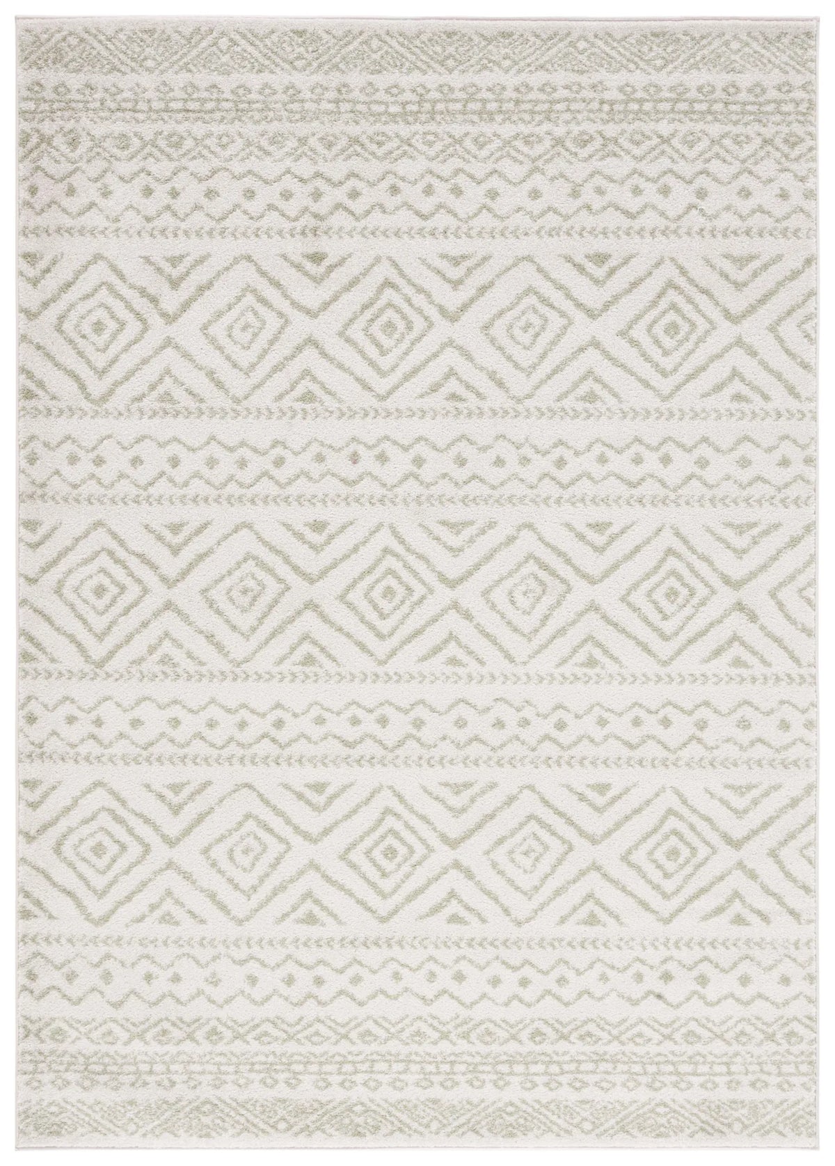 Safavieh Tulum 4'-0" x 6'-0" Rug in Ivory / Sage