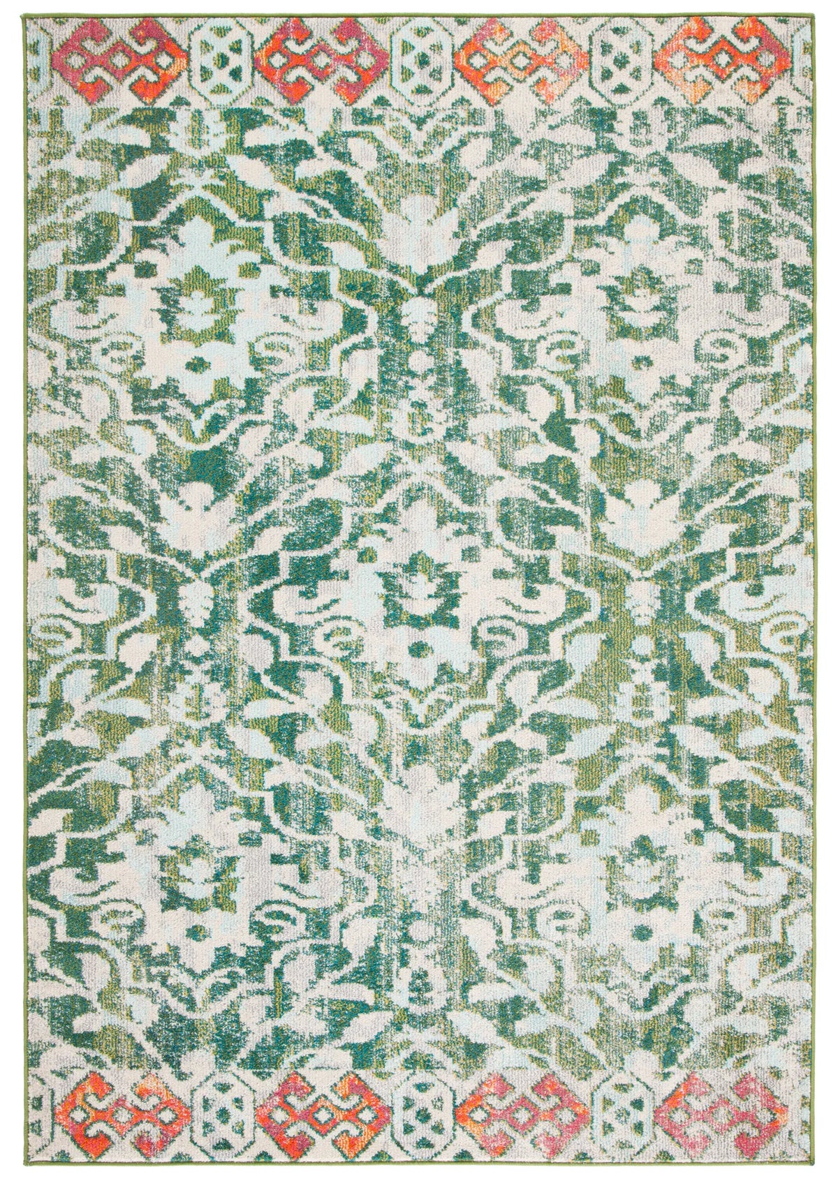 Safavieh Madison 4'-0" x 6'-0" Rug in Green / Ivory