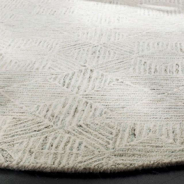 Safavieh Abstract 6'-0" x 6'-0" Rug in Ivory / Light Blue