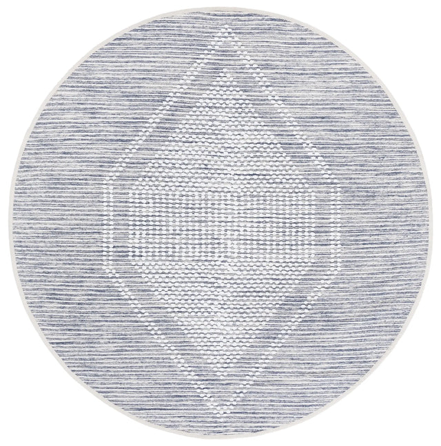 Safavieh Montauk 6'-0" x 6'-0" Rug in Navy / Ivory