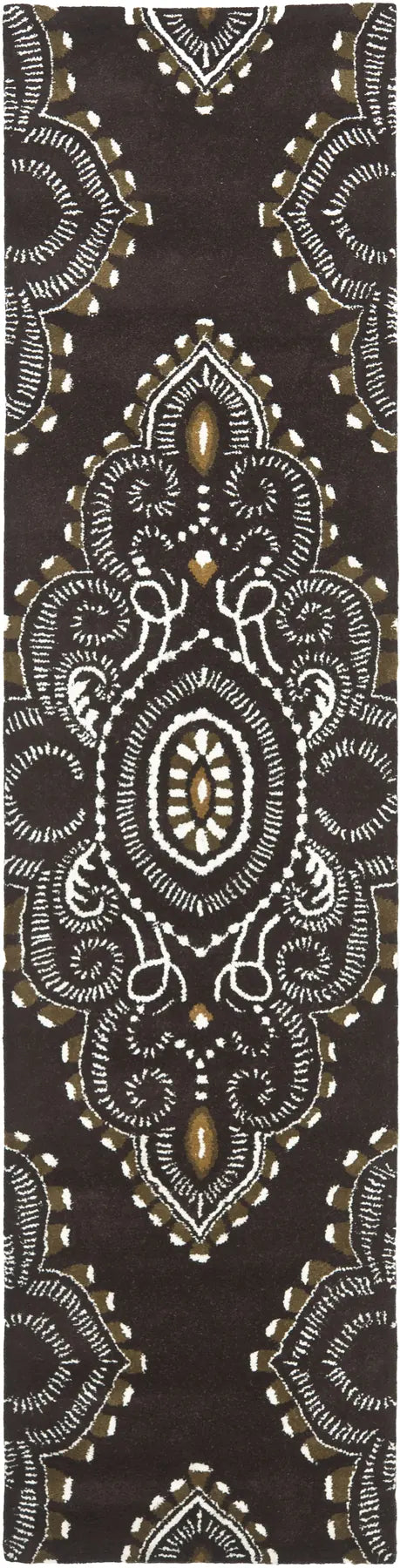 Safavieh Wyndham 2'-3" x 9'-0" Rug in Brown / Ivory