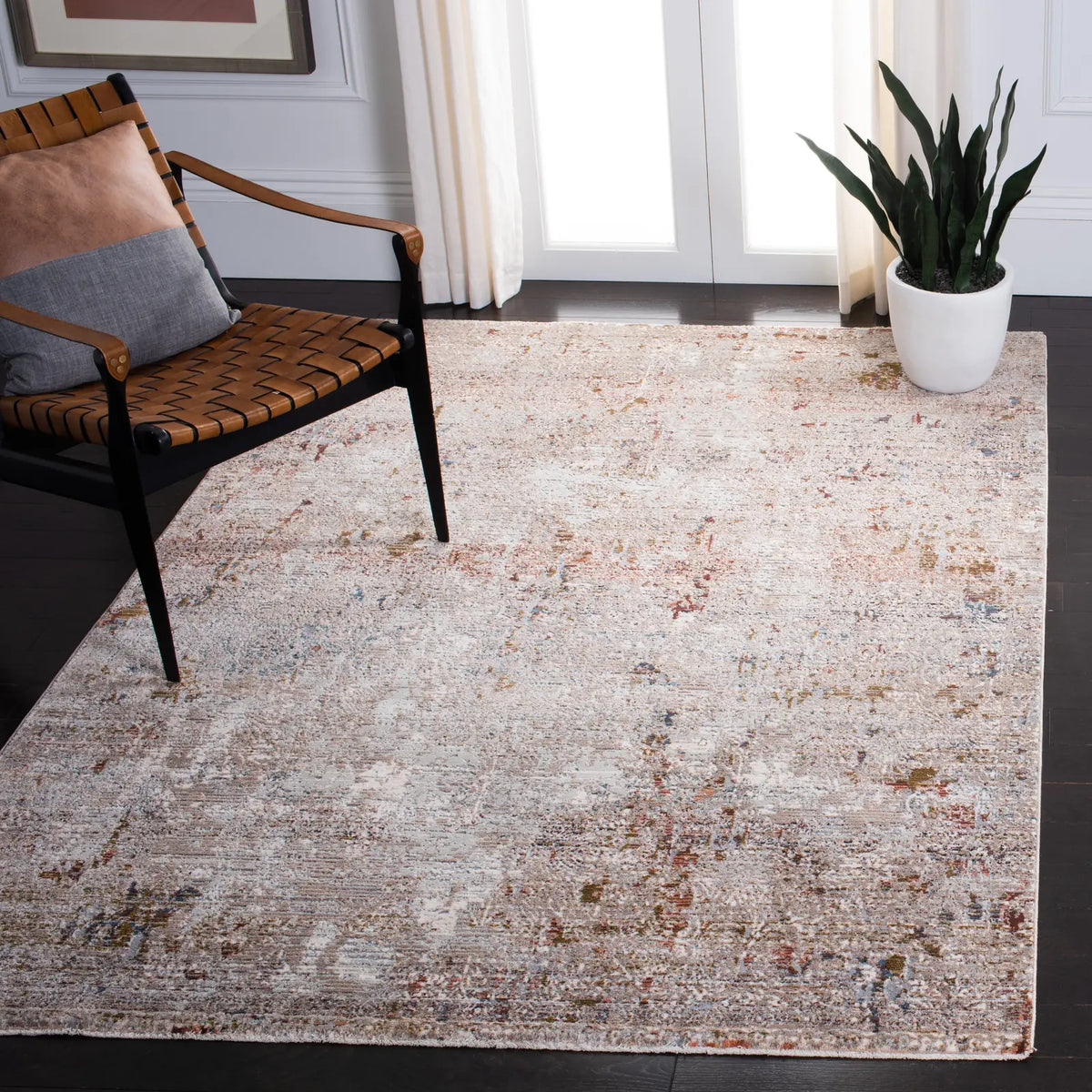 Safavieh Limitee 700 4'-0" x 6'-0" Rug in Beige / Beige