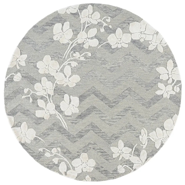 Safavieh Glamour 6'-0" x 6'-0" Rug in Grey / Ivory
