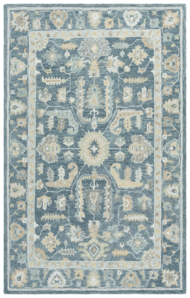 Safavieh Metro 4'-0" x 6'-0" Rug in Blue / Grey