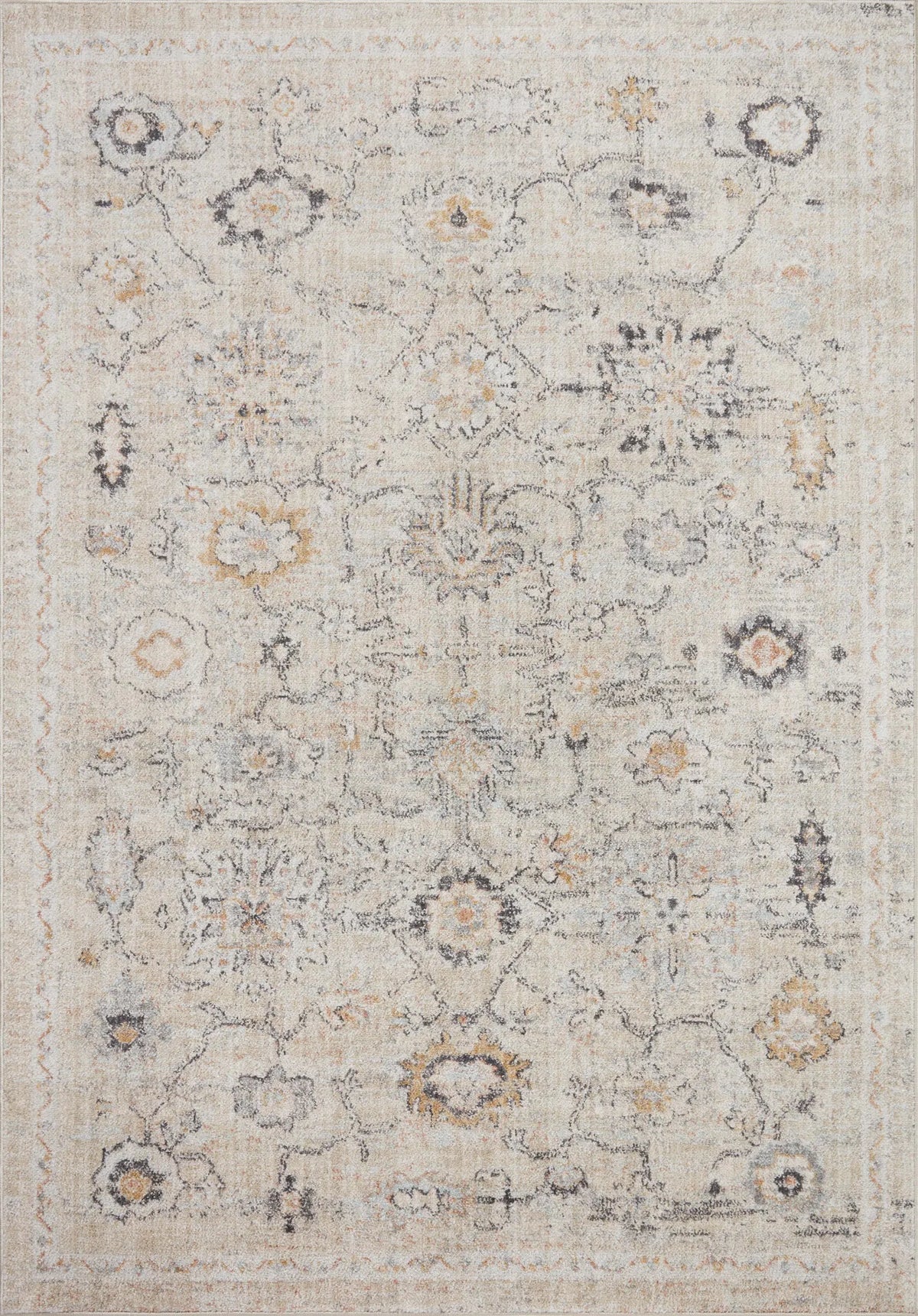 Loloi Monroe Mon-04 Natural/Multi Rug - main flat