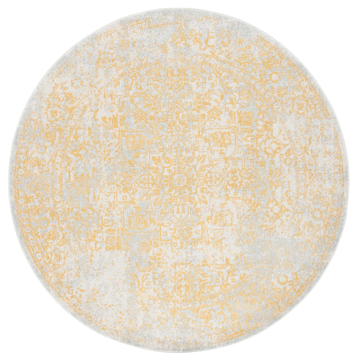 Safavieh Evoke 5'-3" x 5'-3" Rug in Ivory / Gold