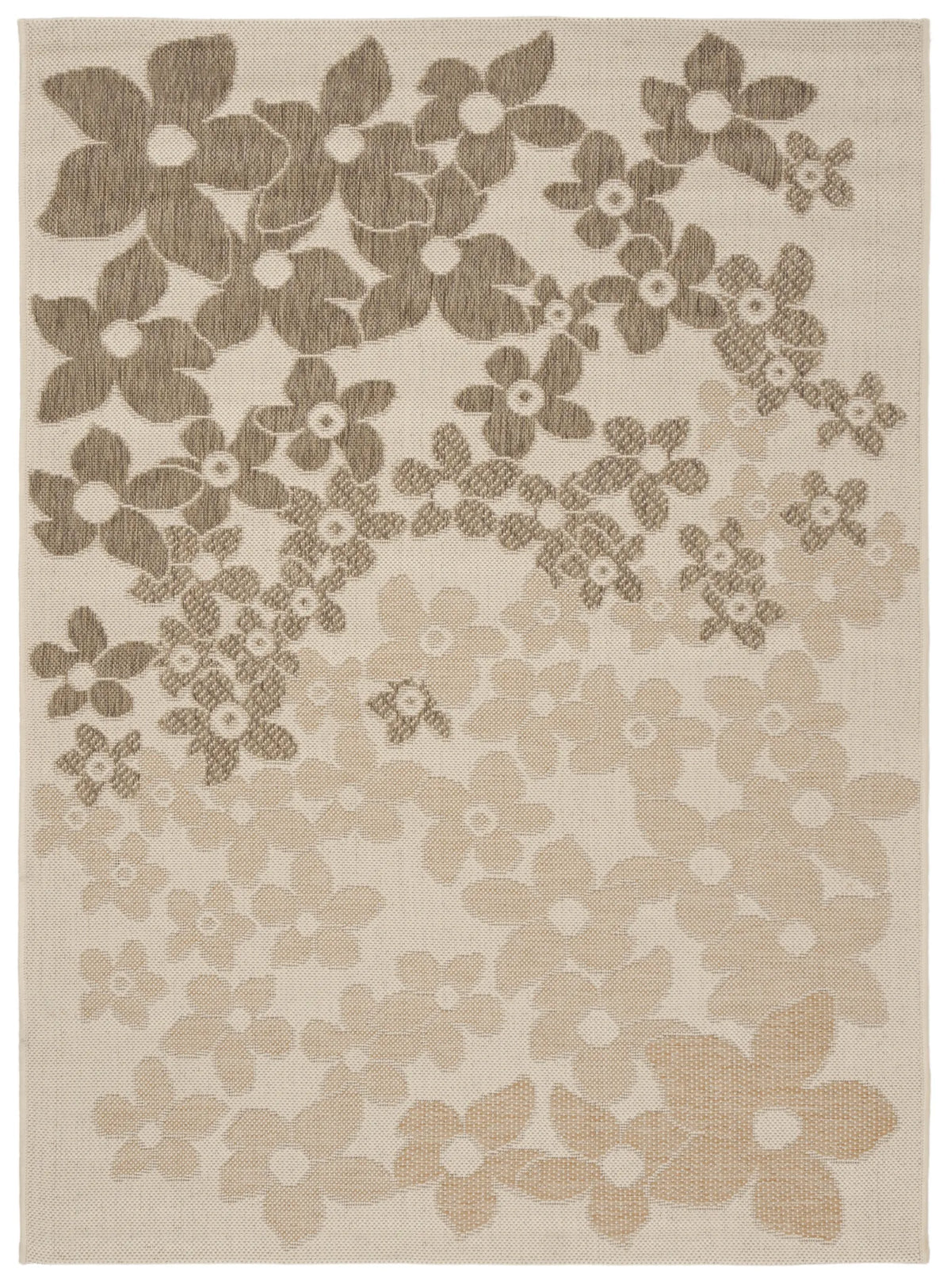 Safavieh Martha Stewart 4'-0" x 5'-7" Rug in Beige / Brown