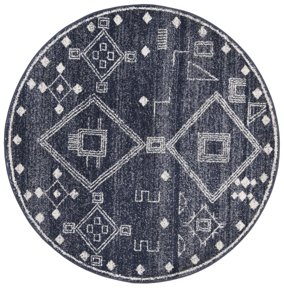 Safavieh Adirondack 6'-0" x 6'-0" Rug in Navy / Silver