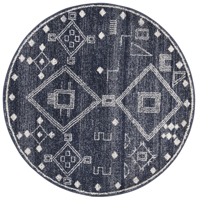 Safavieh Adirondack 6'-0" x 6'-0" Rug in Navy / Silver