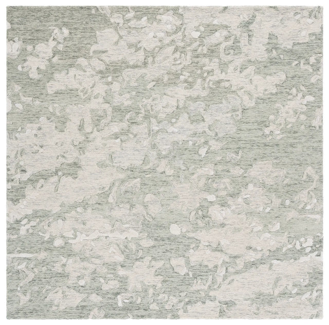 Safavieh Pine 6'-0" x 6'-0" Rug in Sage Green / Ivory
