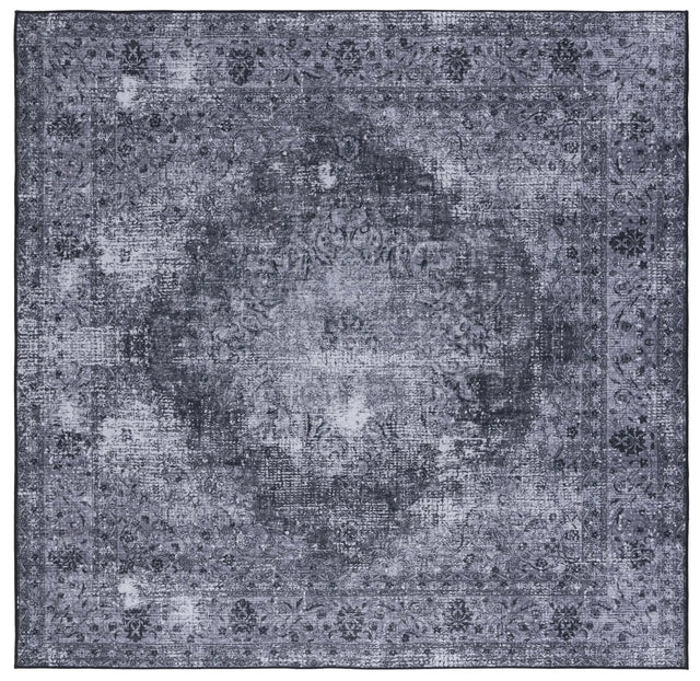 Safavieh Tucson 6'-0" x 6'-0" Rug in Black / Grey