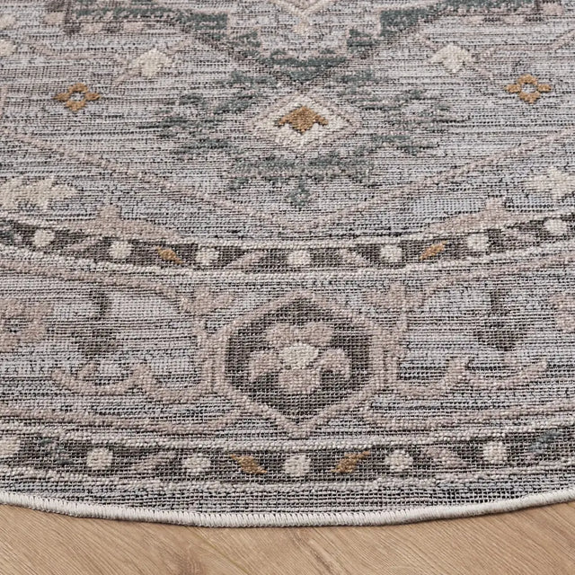 Safavieh Miranda 6'-6" x 6'-6" Rug in Grey / Ivory Beige