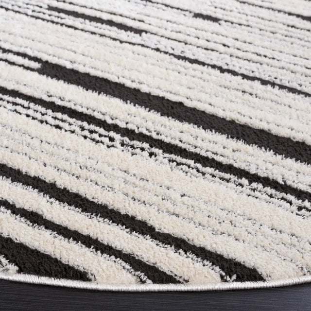 Safavieh Melody 6'-7" x 6'-7" Rug in Ivory / Black