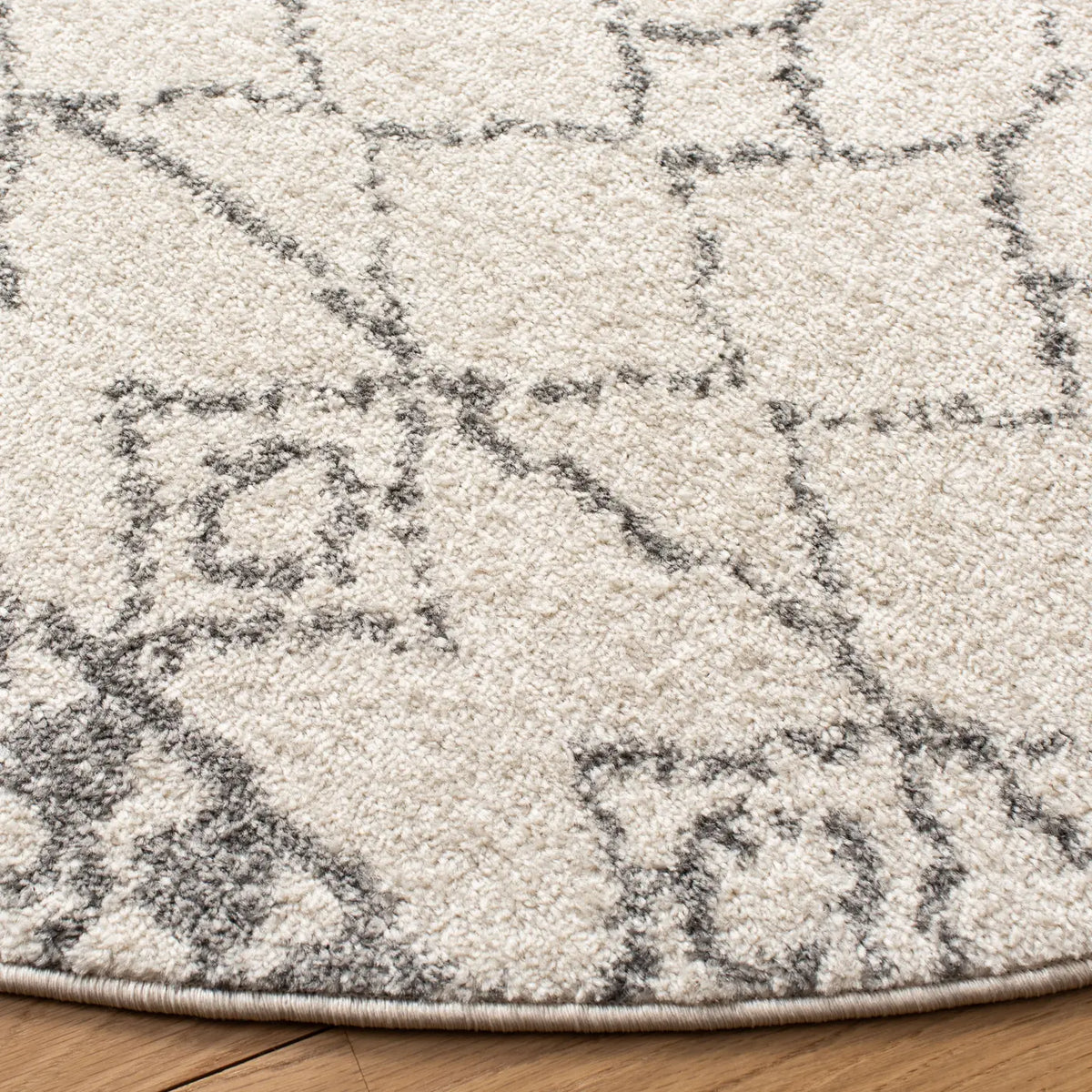 Safavieh Tulum 10'-0" x 10'-0" Rug in Ivory / Grey