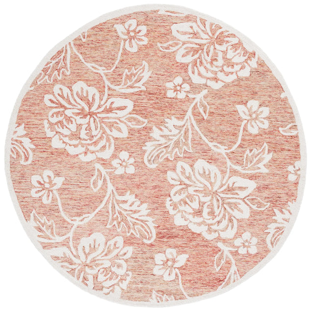 Safavieh Jardin 6'-0" x 6'-0" Rug in Rust / Ivory