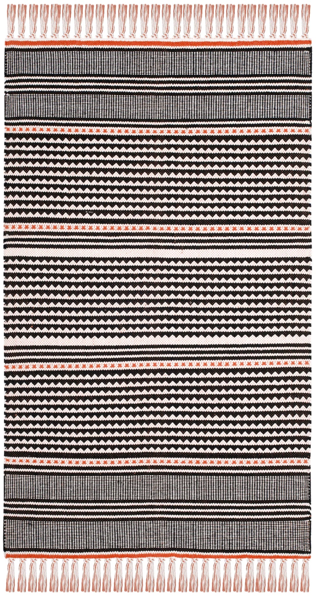 Safavieh Montauk 2'-3" x 3'-9" Rug in Orange / Multi
