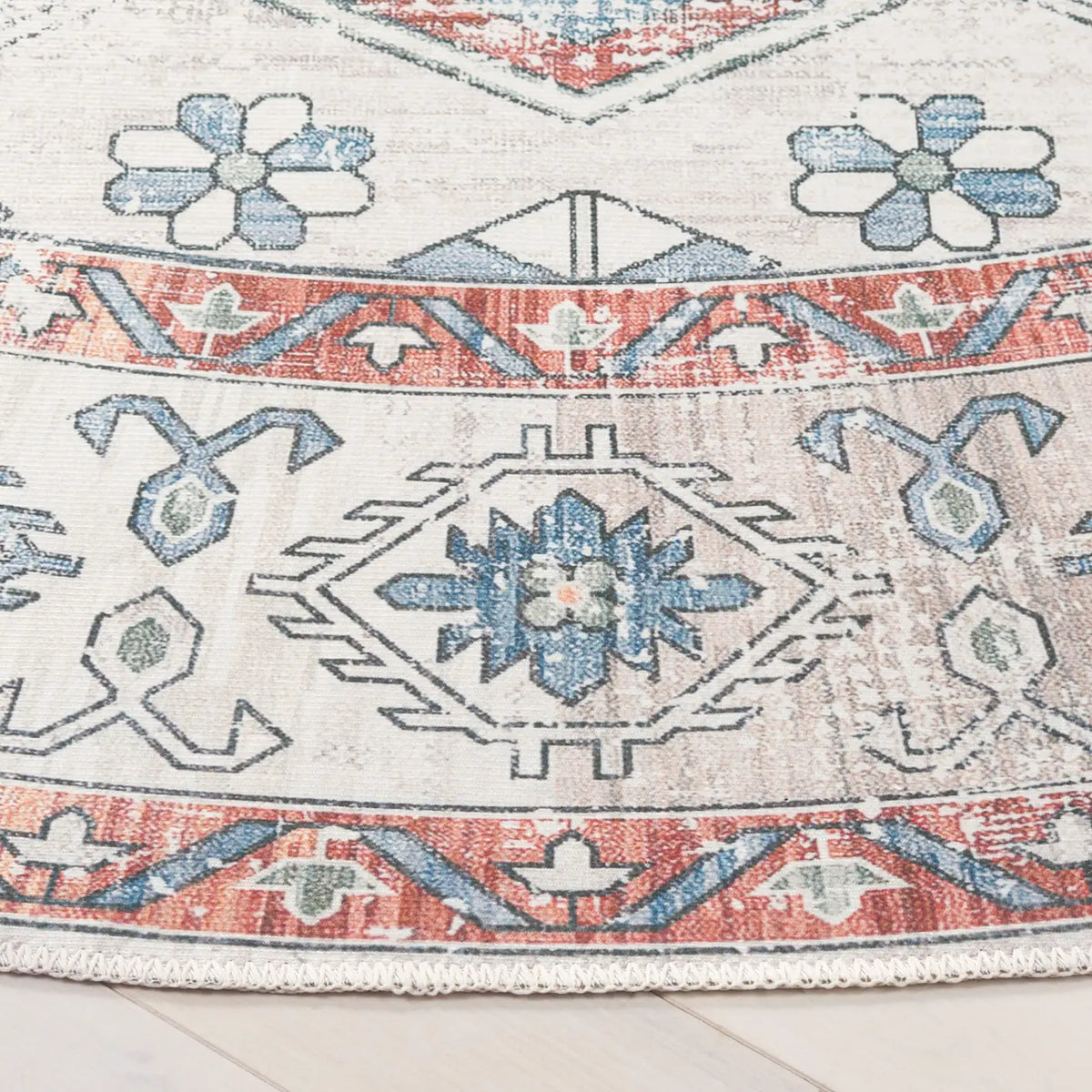 Safavieh Arizona 6'-0" x 6'-0" Rug in Rust / Beige