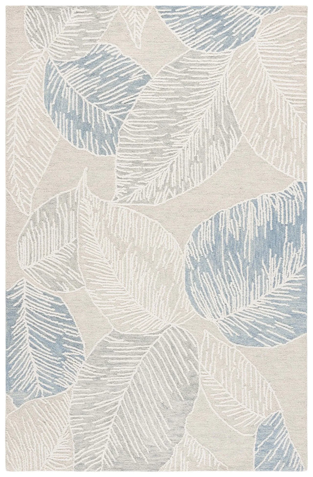 Safavieh Jardin 4'-0" x 6'-0" Rug in Blue / Ivory