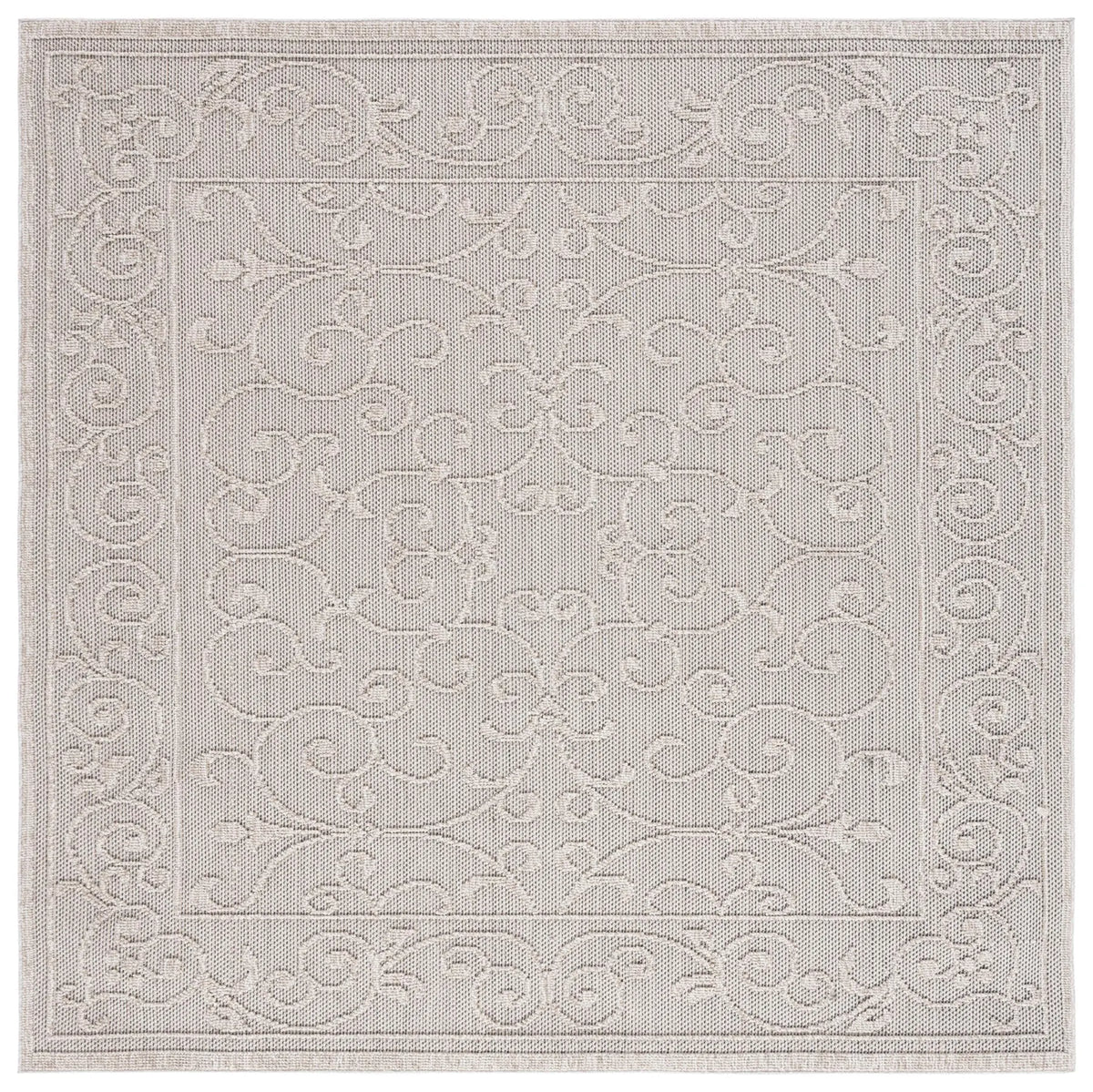 Safavieh Global 6'-7" x 6'-7" Rug in Beige / Light Beige