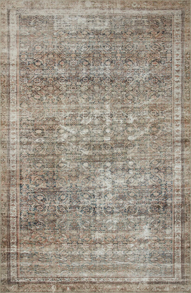 Chris Loves Julia x Loloi Jules 9-Jul Ink / Terracotta Rug - main flat