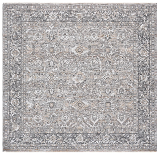 Safavieh Finley 6'-7" x 6'-7" Rug in Grey / Light Grey