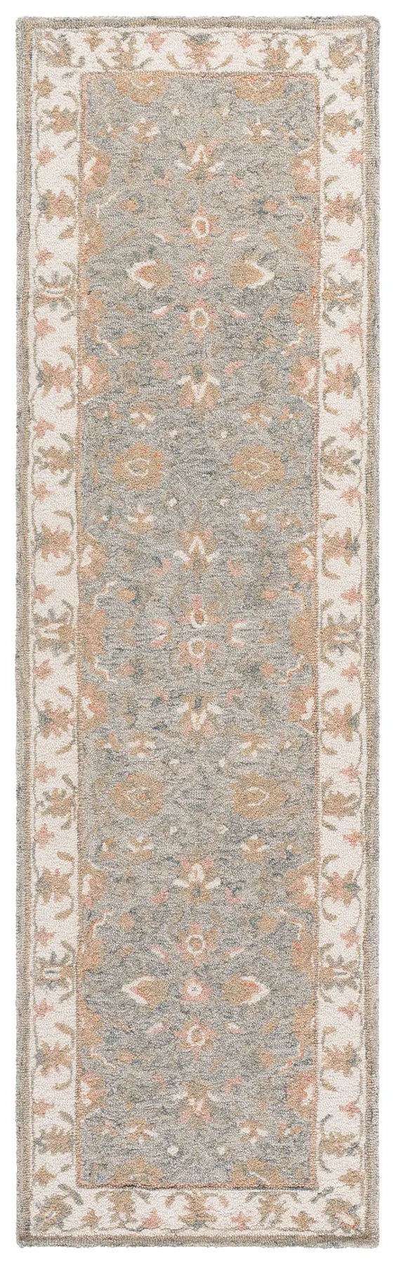 Safavieh Heritage 2'-3" x 8'-0" Rug in Grey / Ivory